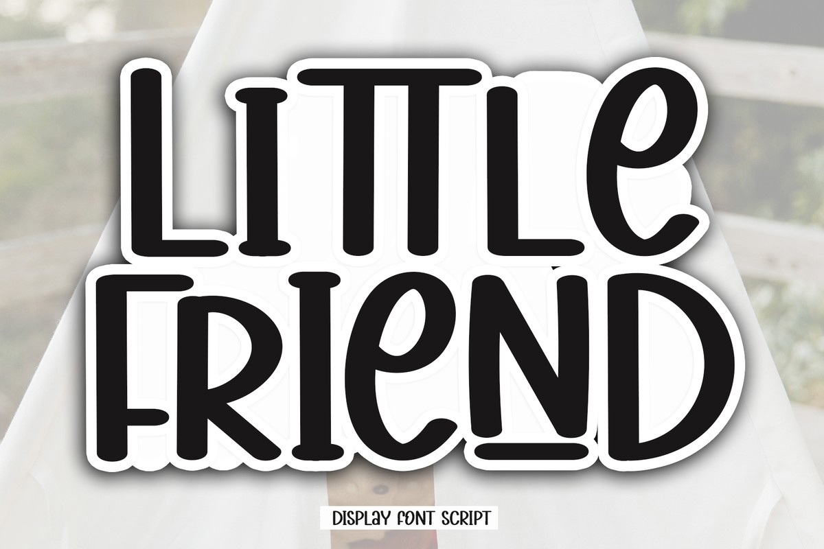 Little Friend Regular Font preview