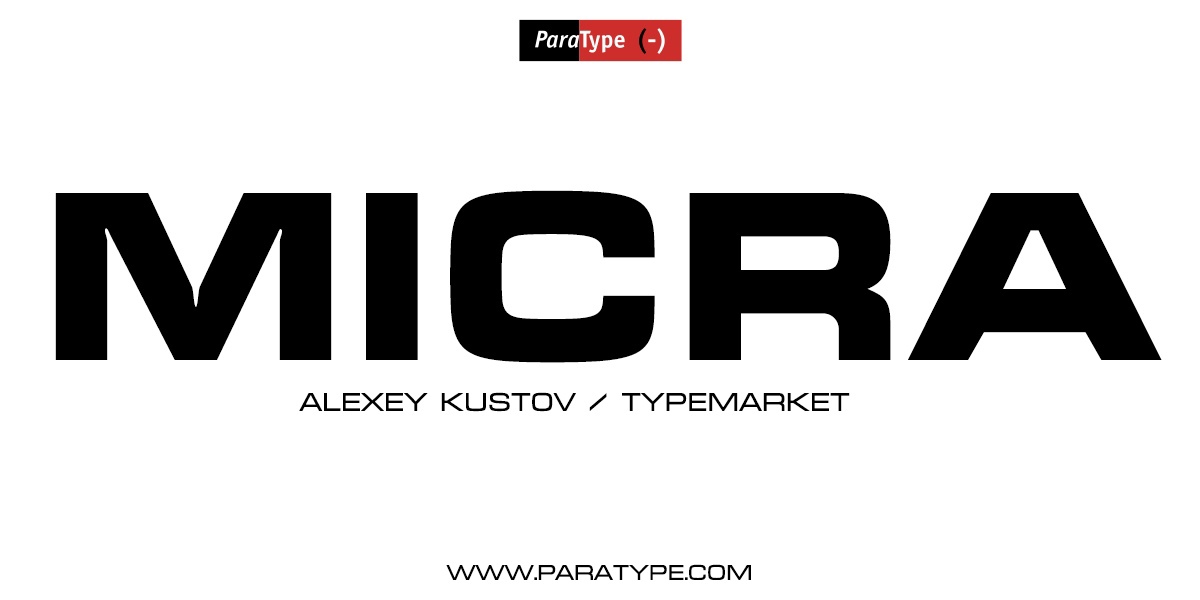 Micra Regular Font preview