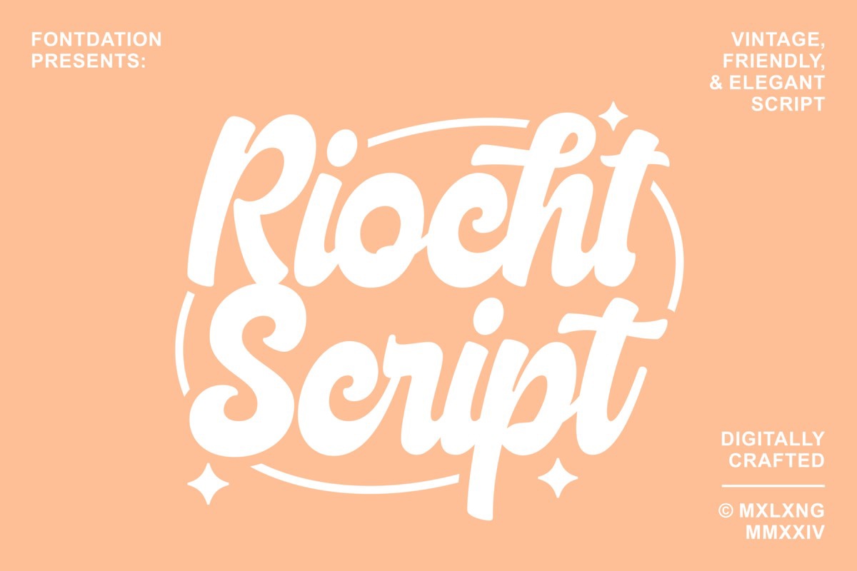 Riocht Script Font preview