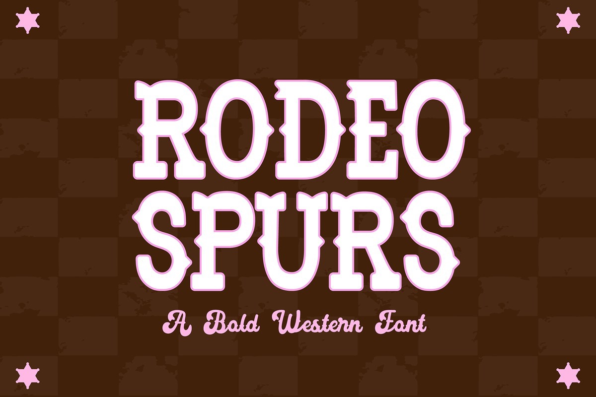 BFC Rodeo Spurs Regular Font preview