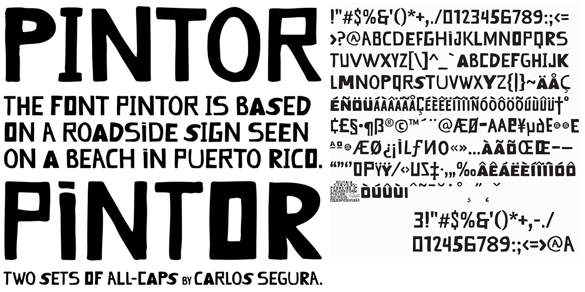 Pintor OT Regular Font preview