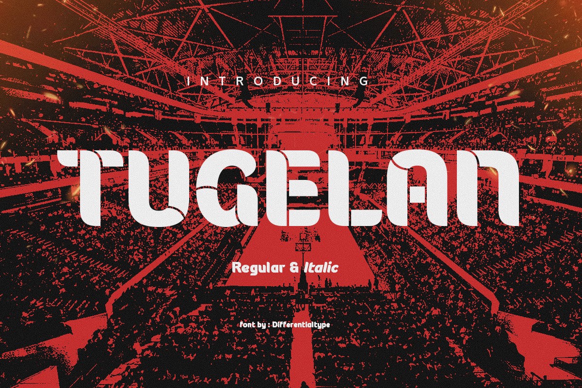 Tugelan Italic Font preview