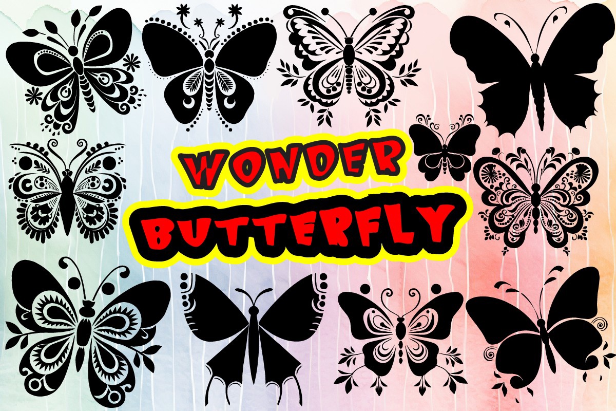 Wonder Butterfly Regular Font preview