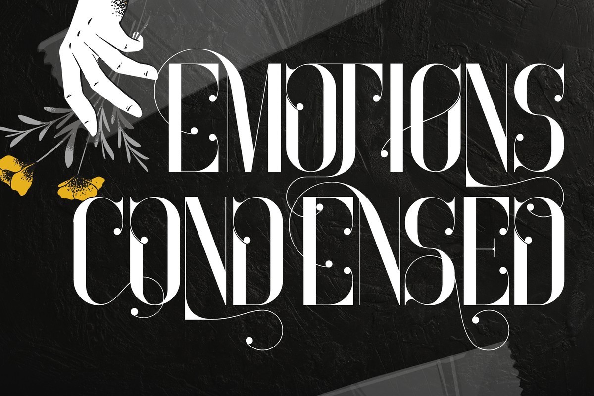 Emotions Condensed Font preview