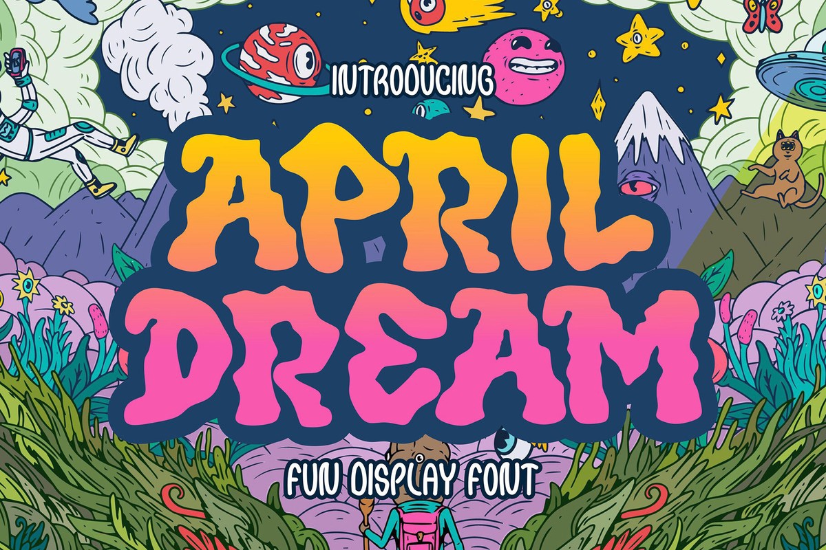 April Dream Regular Font preview