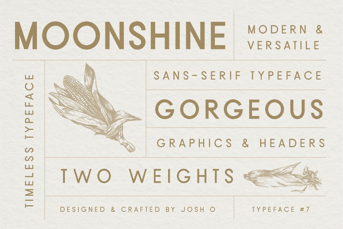 Moonshine Font preview