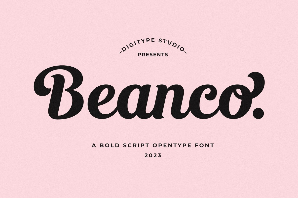 Beanco Font preview