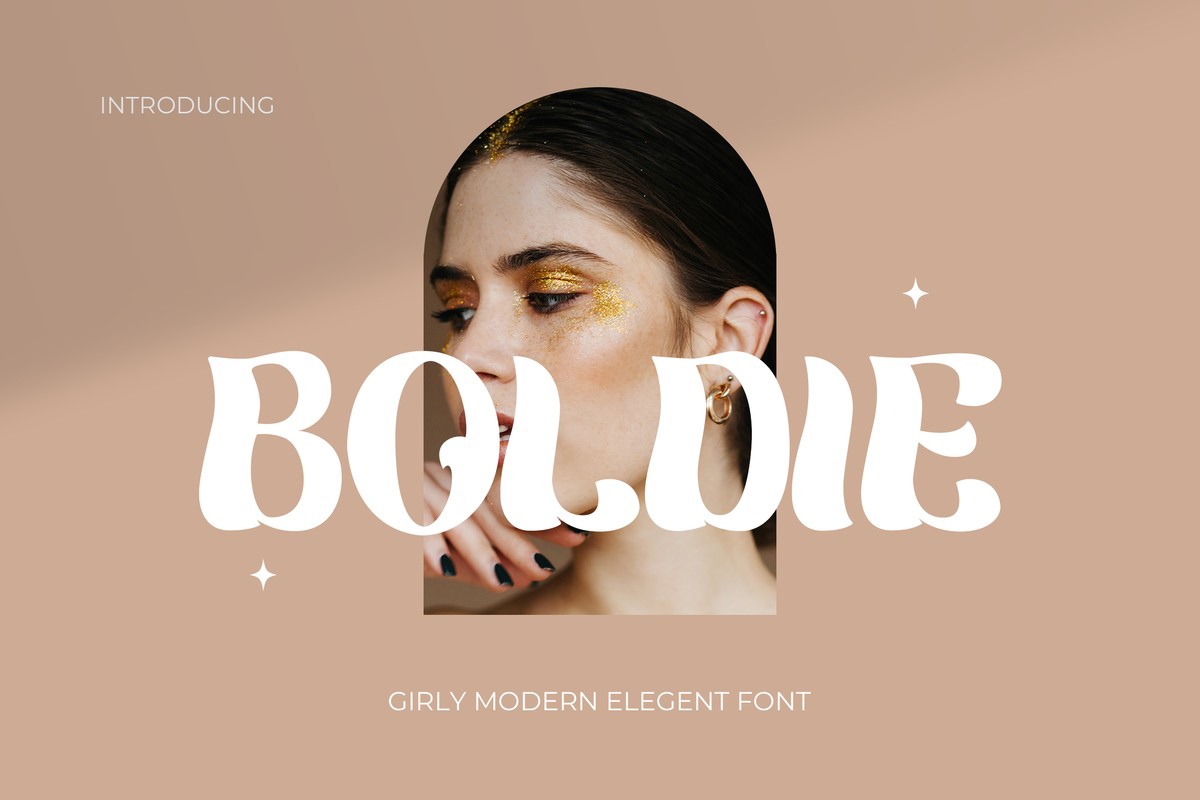 Boldie Regular Font preview