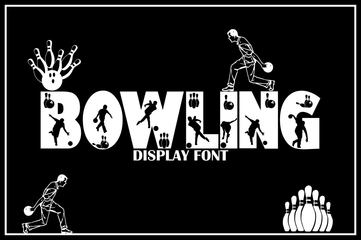 Bowling Font preview