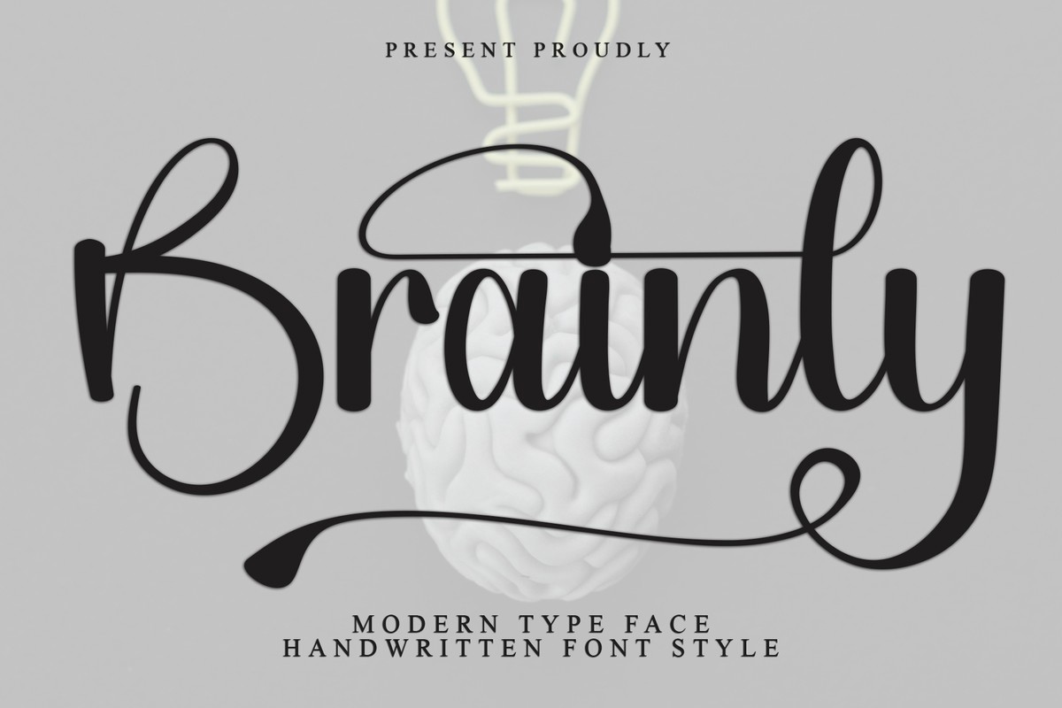 Brainly Regular Font preview