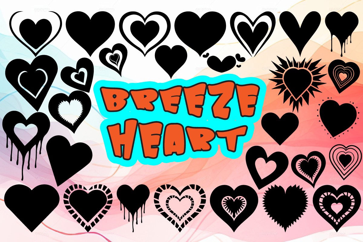 Breeze Heart Regular Font preview