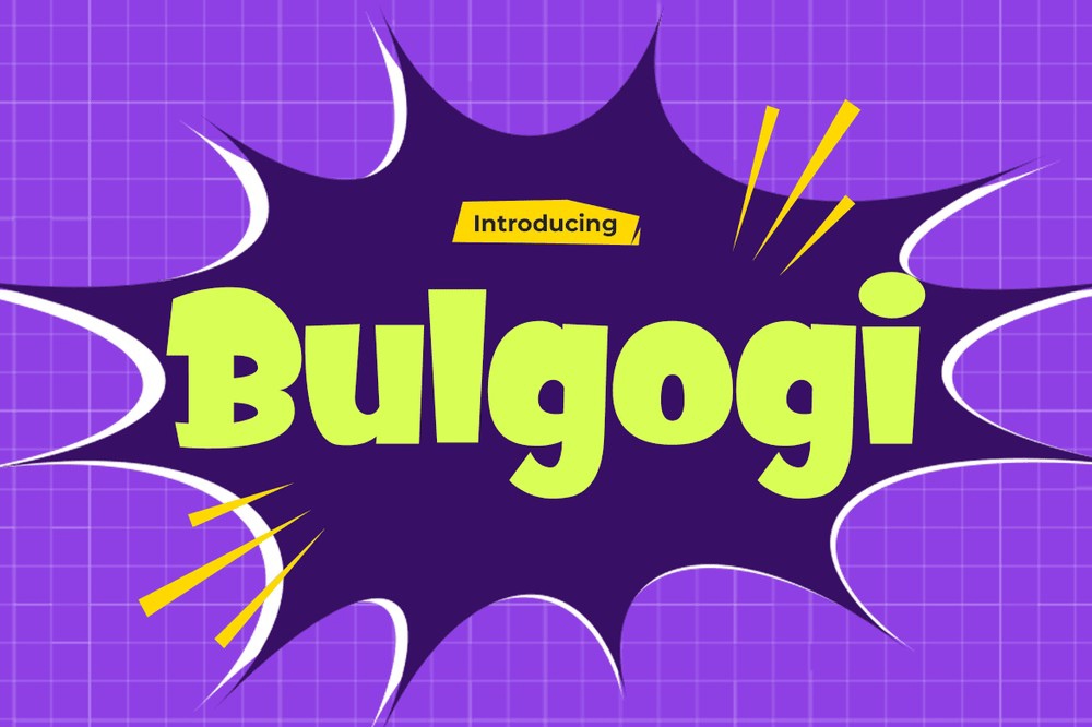 Bulgogi Regular Font preview