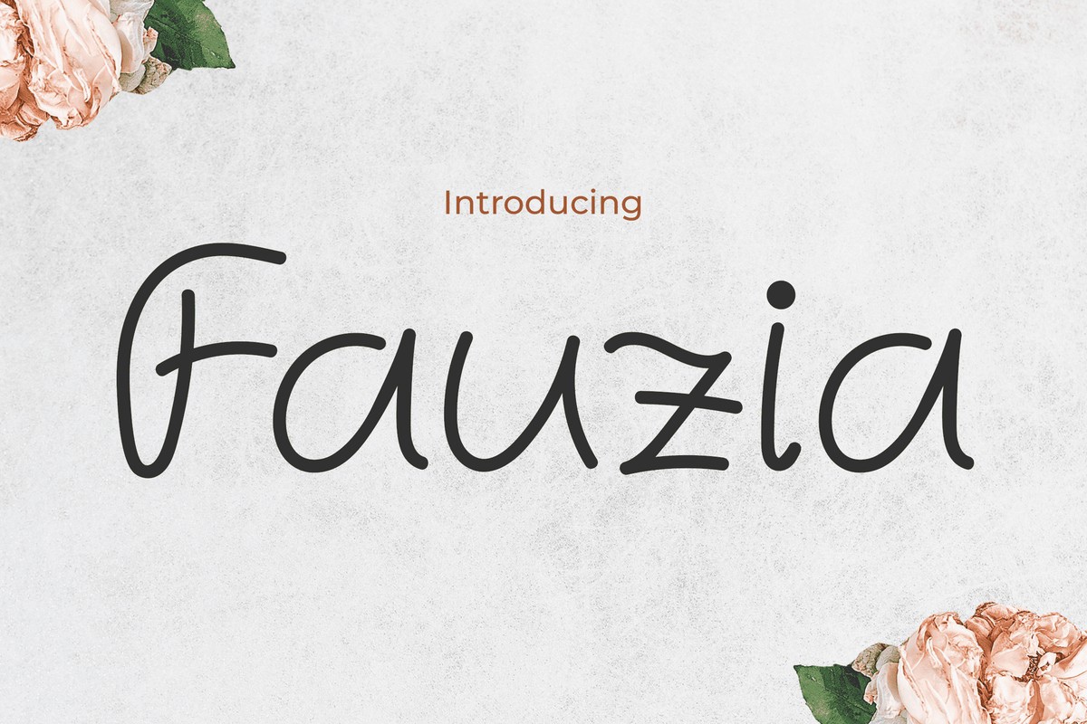 Fauzia Regular Font preview