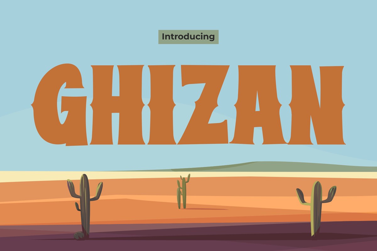 Ghizan Regular Font preview