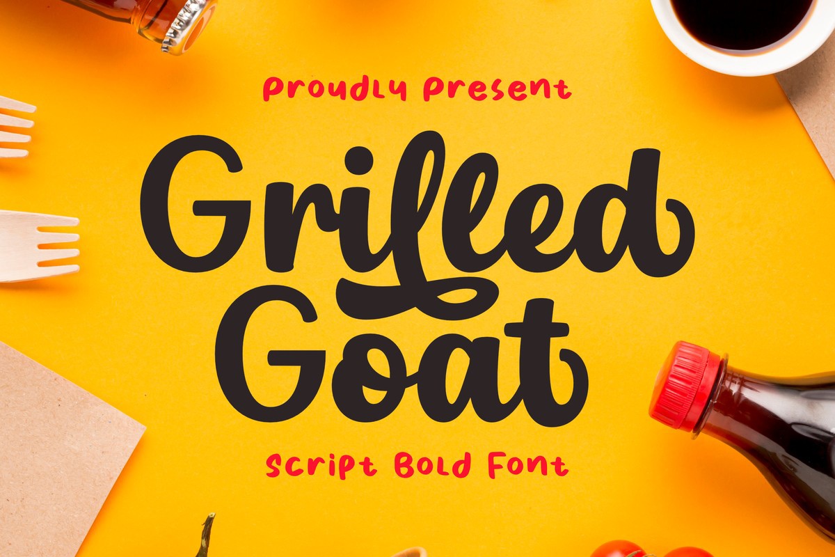 Grilled Goat Regular Font preview