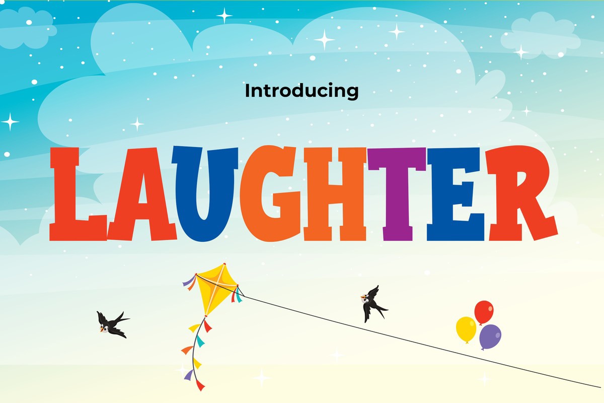 Laughter Font preview