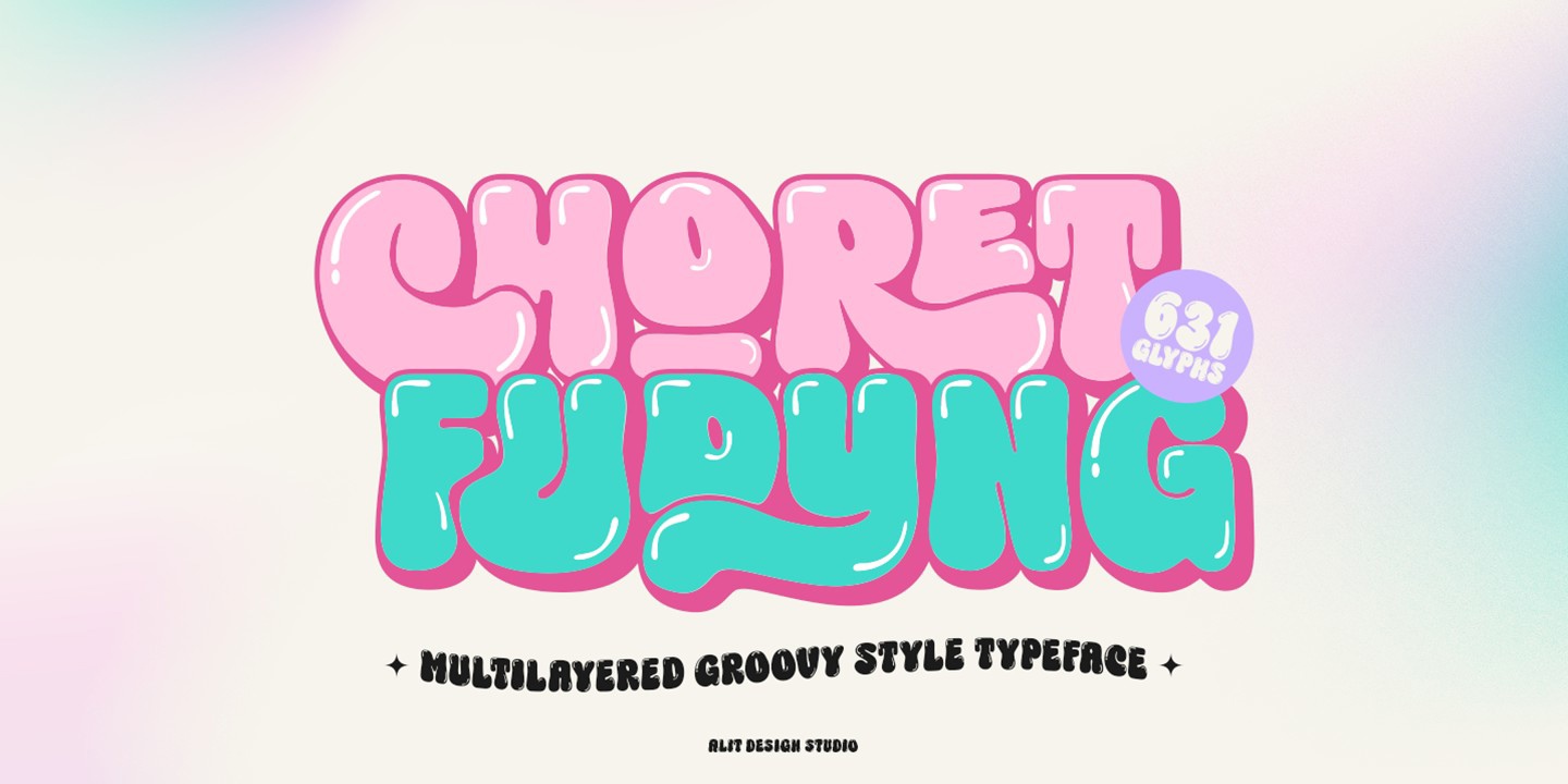 Choret Fudyng Light Font preview