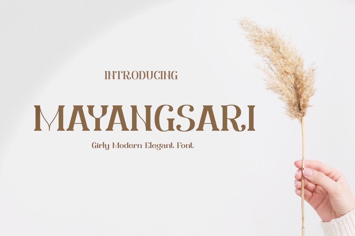 Mayangsari Font preview