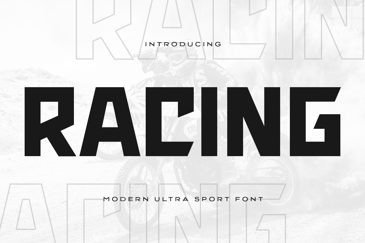 Racing Regular Font preview