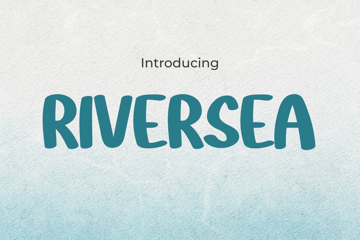 Riversea Font preview