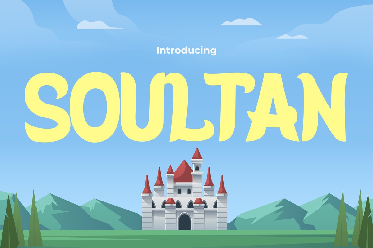 Soultan Regular Font preview