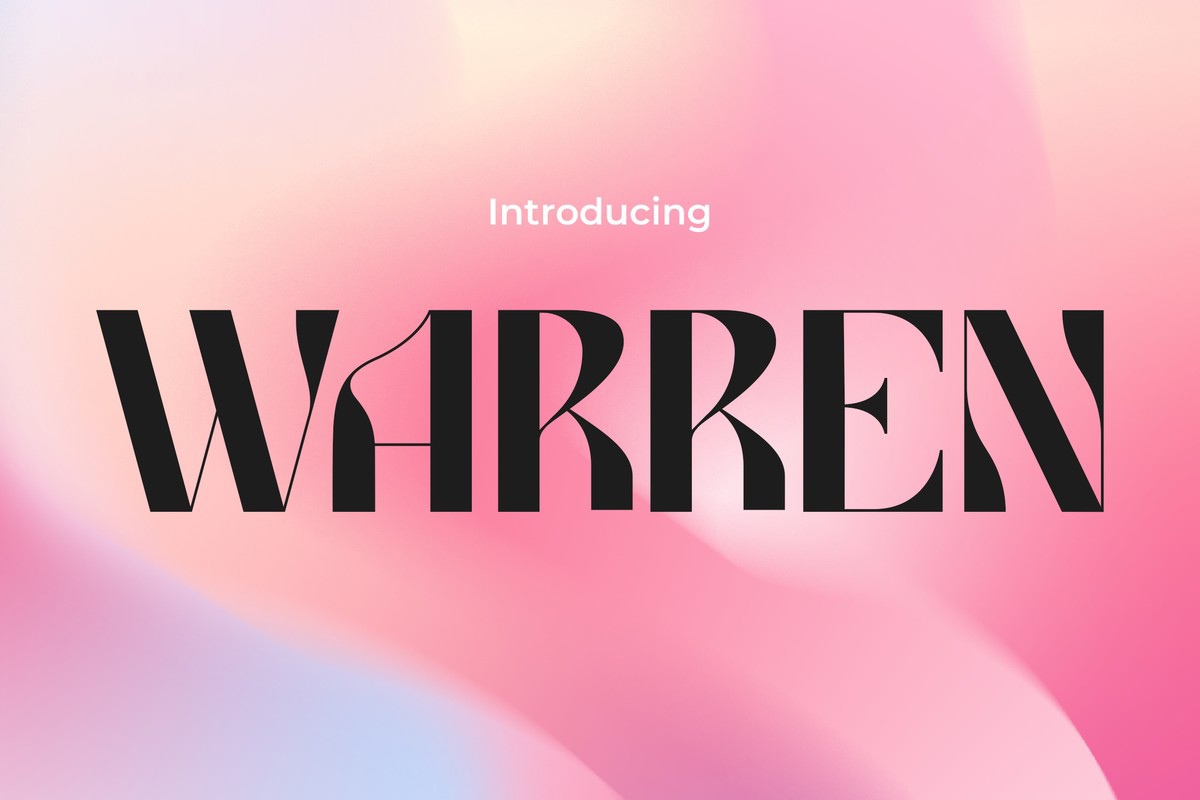 Warren Font preview