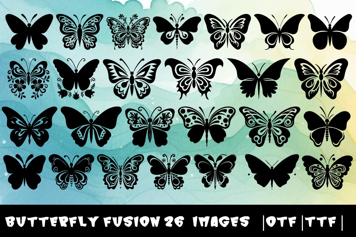 Butterfly Fusion Font preview