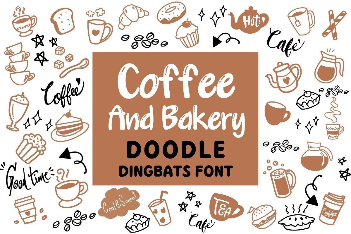 Coffee and Bakery Regular Font preview