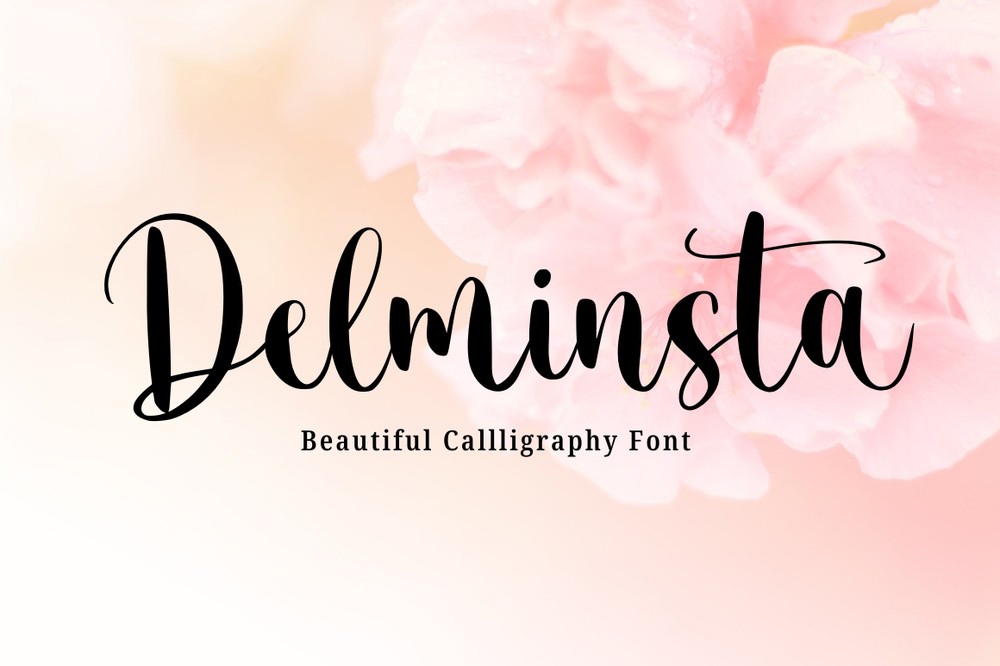 Delminsta Regular Font preview