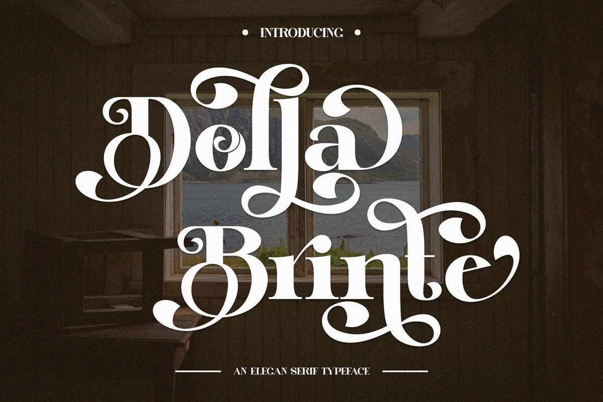 Dolla Brinte Font preview