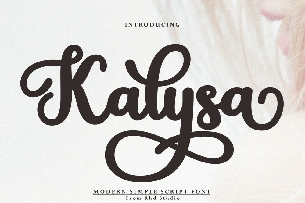 Kalysa Regular Font preview