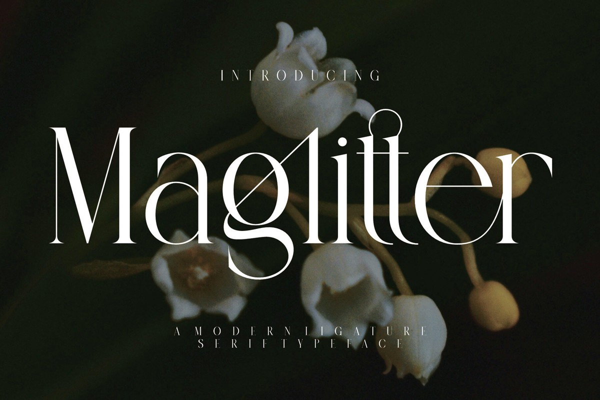 Maglitter Regular Font preview