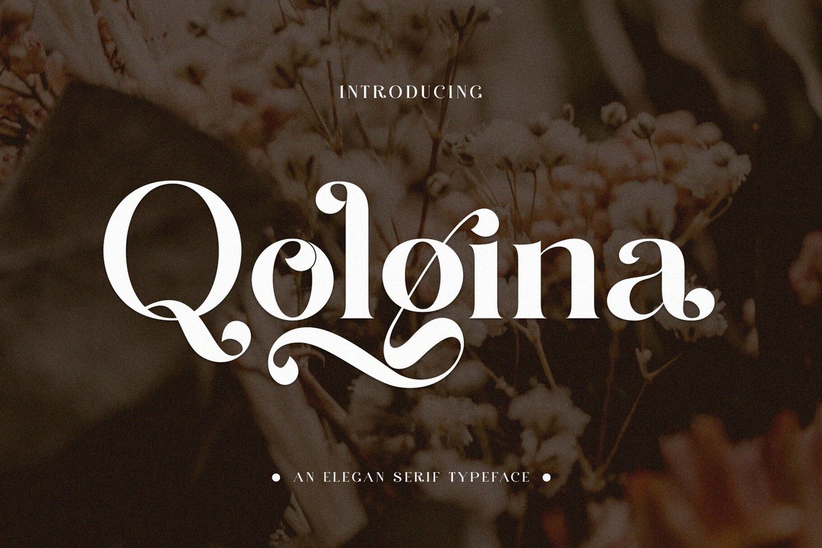 Qolgina Font preview