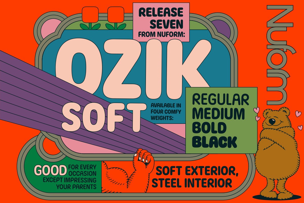 Ozik Soft Font preview