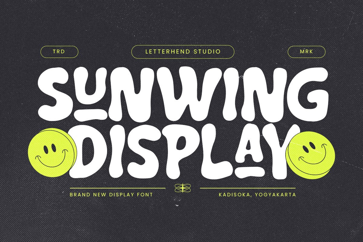 Sunwing Display Font preview