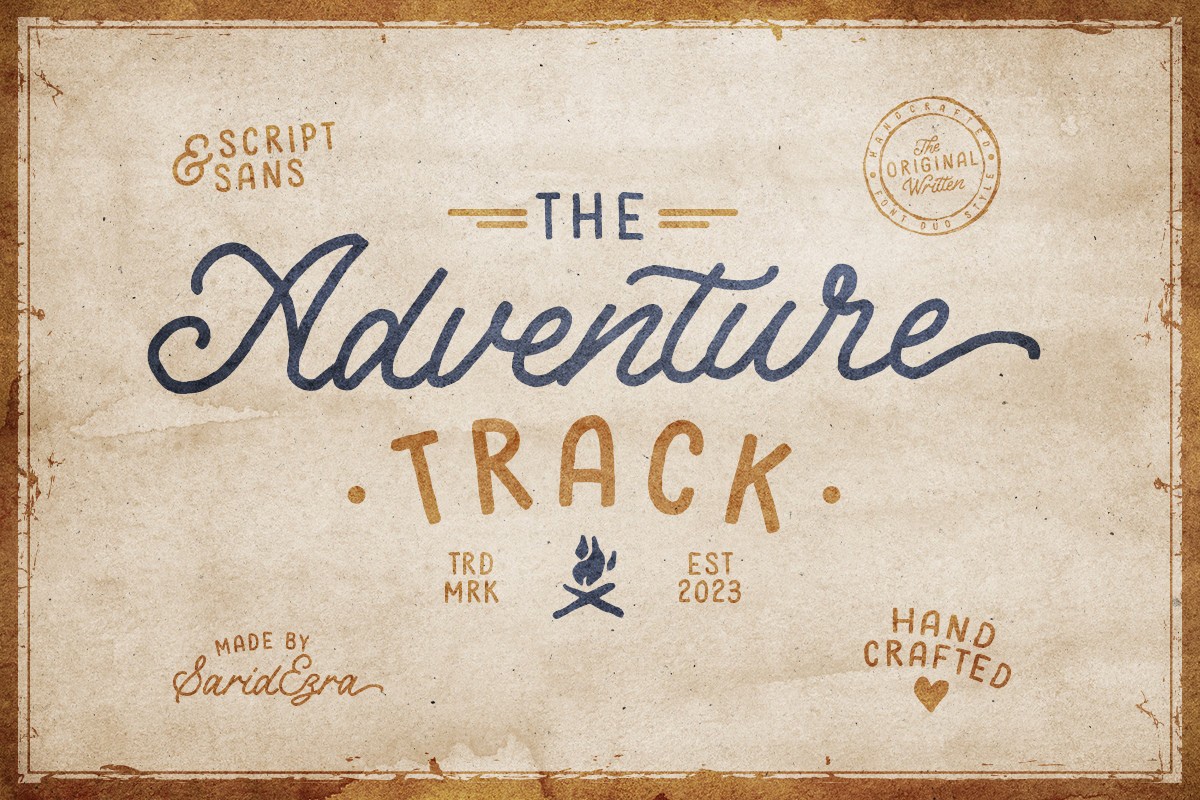 Adventure Track Regular Font preview