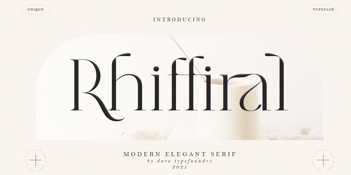 Rhiffiral Font preview