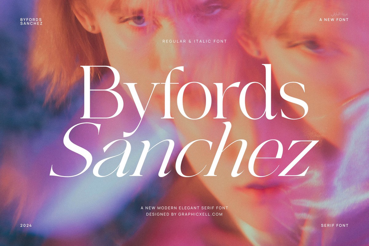 Byfords Sanchez Italic Font preview