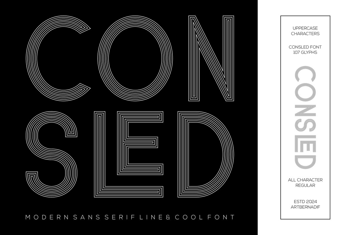 Consled Font preview