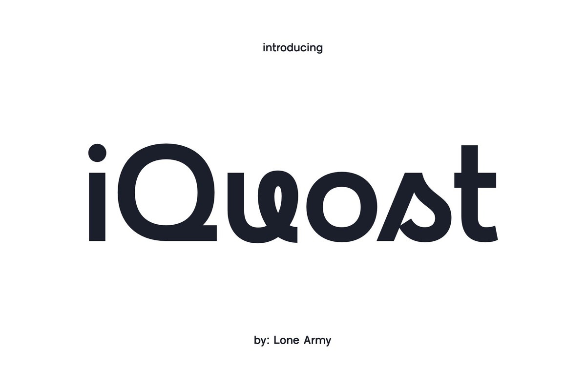 Iquost Font preview