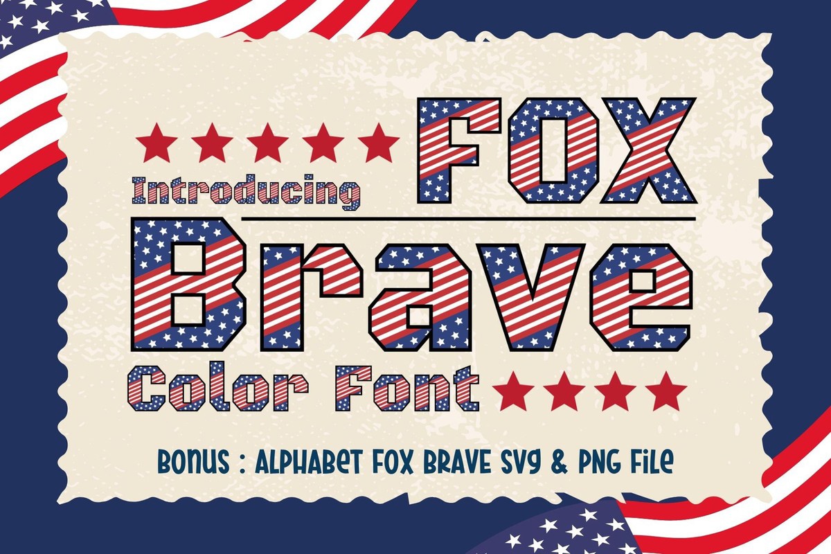 Fox Brave Regular Font preview