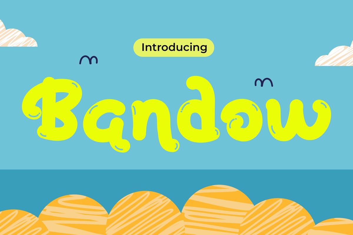 Bandow Regular Font preview