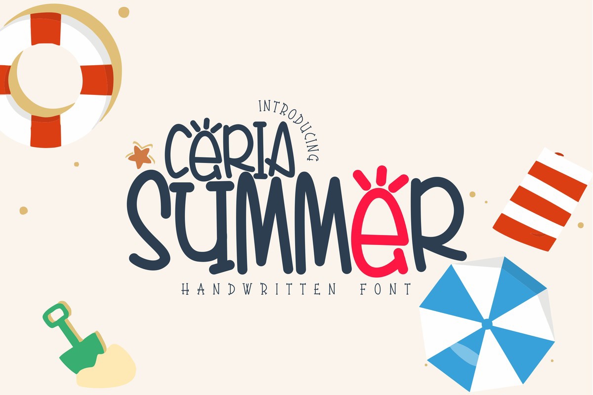 Ceria Summer Font preview