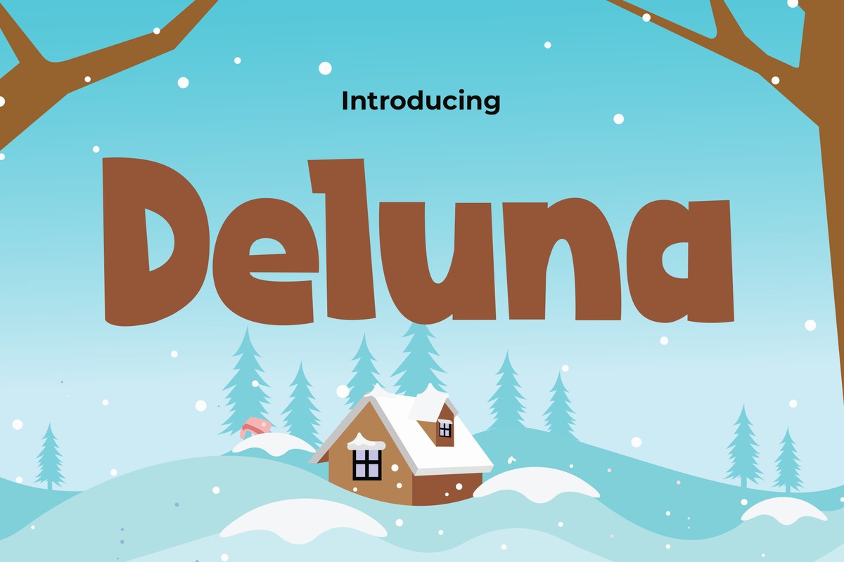 Deluna Font preview