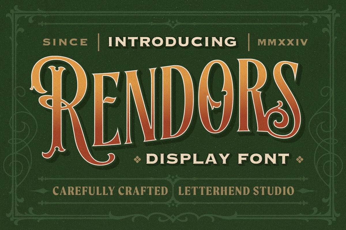 Ronders Font preview