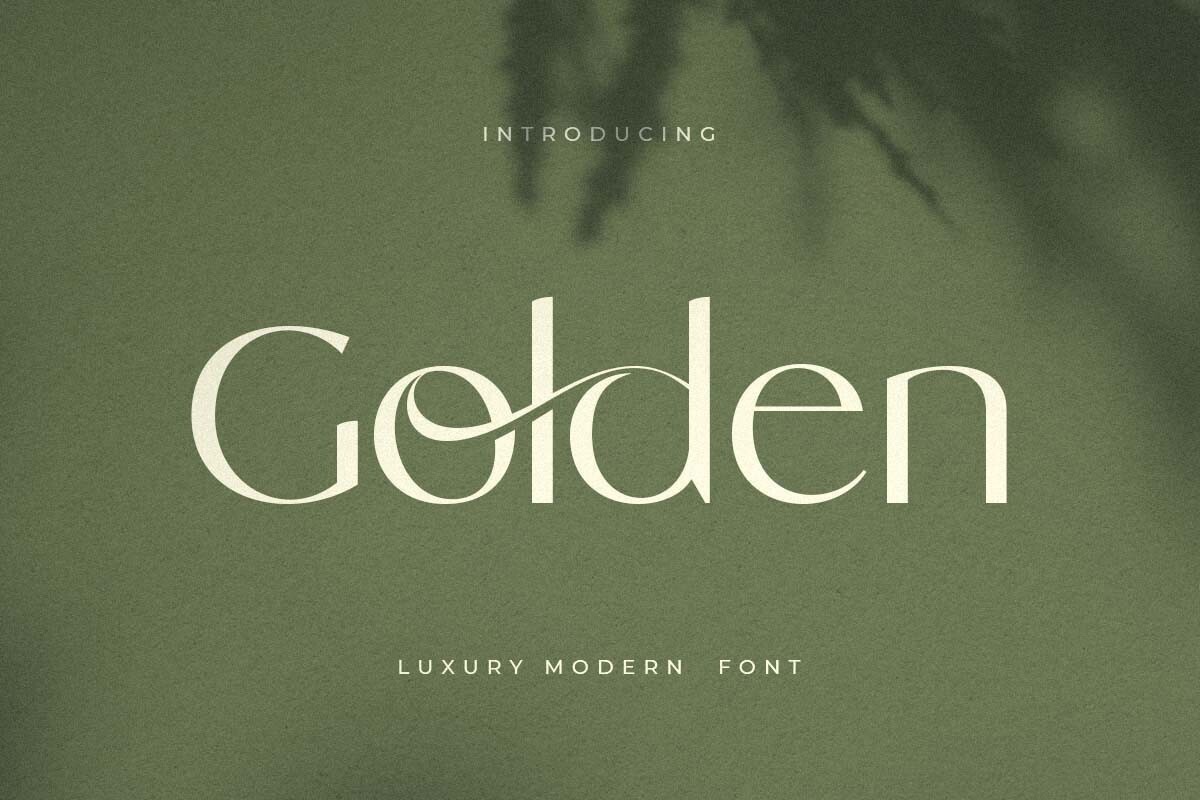 Golden Regular Font preview