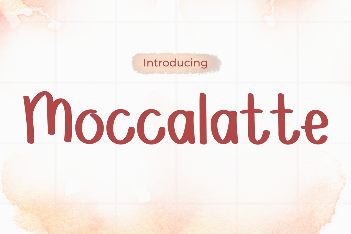 Moccalatte Font preview