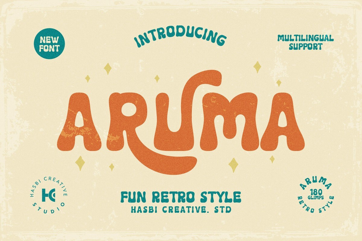 Aruma Regular Font preview