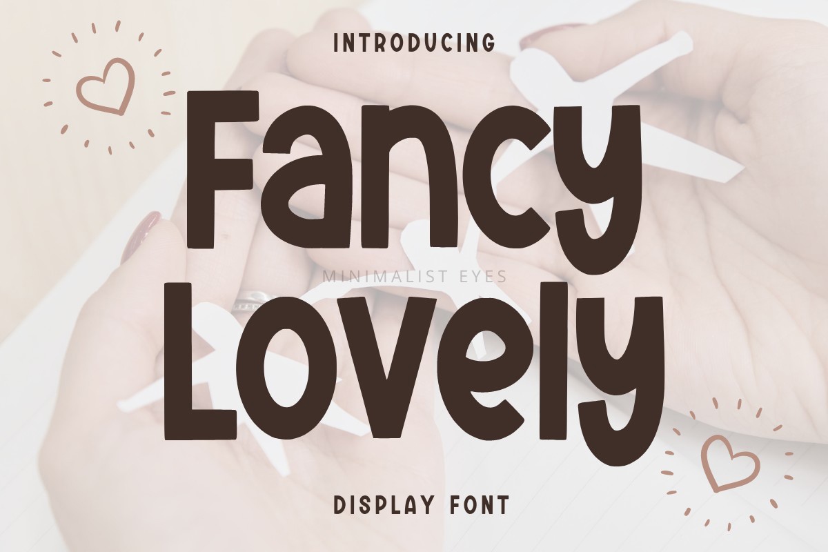 Fancy Lovely Regular Font preview