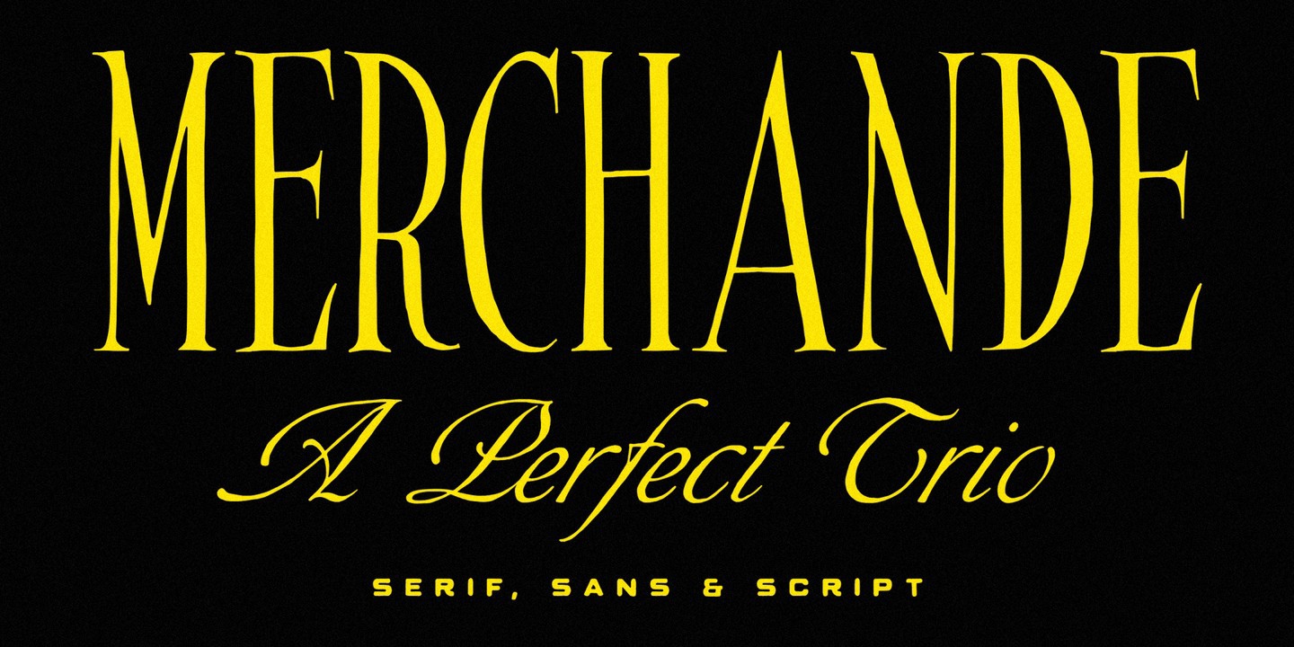 Merchande TC Font preview